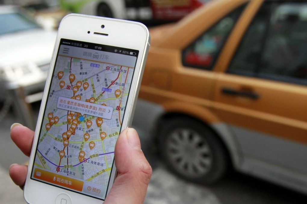 The draft consultation document suggests private car-hailing app operators and their drivers will have to apply for licences from local authorities in China. Photo: Xinhua