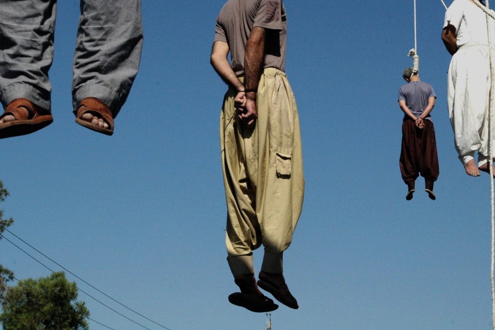 A public hanging in Iran. The Islamic Republic's use of the death penalty has been the subject of criticism by the UN's Ahmed Shaheed. Photo: AFP