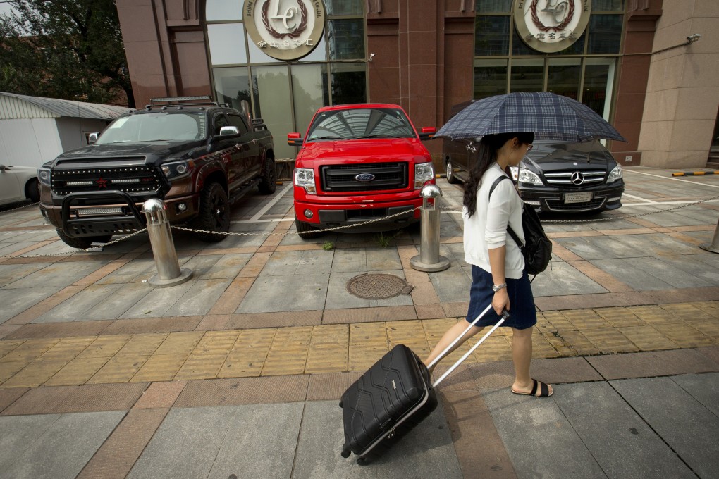China's online used car sector is heating up as fewer people want to buy brand new vehicles. Photo: AP