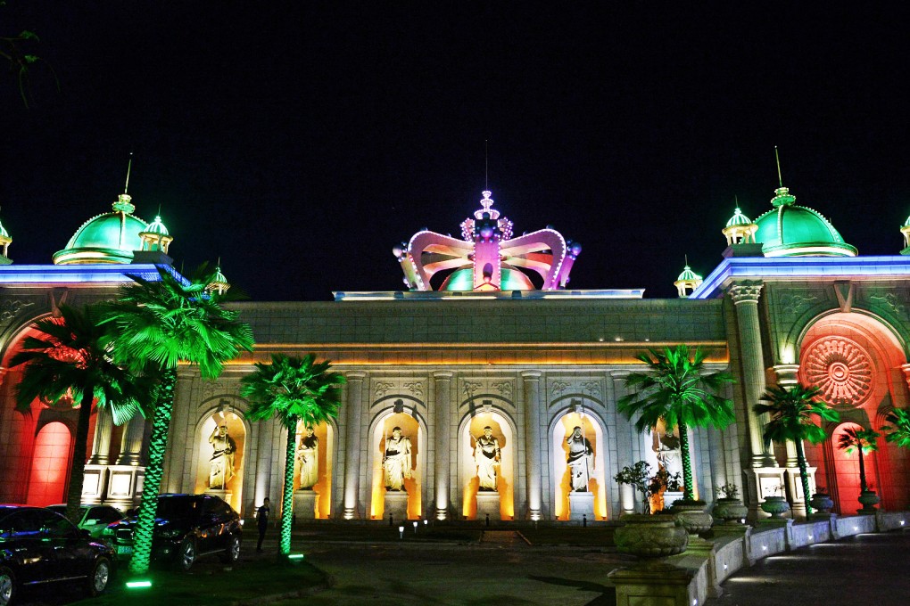 The Kings Romans Chinese casino in Ton Pheung, a special economic zone set in northwestern Laos along the Mekong river, at the border with Thailand and Myanmar. Photo: AFP