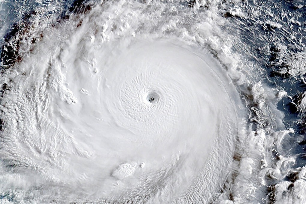 A satellite image of Super Typhoon Soudelor, which is not expected to hit Hong Kong. Photo: SCMP Pictures