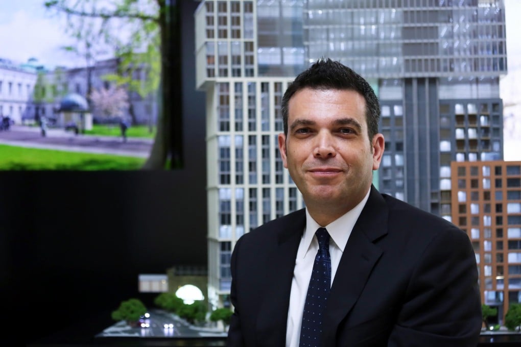 Damac's Ziad El Chaar is promoting luxury London homes to Asian investors. Photo: Jonathan Wong