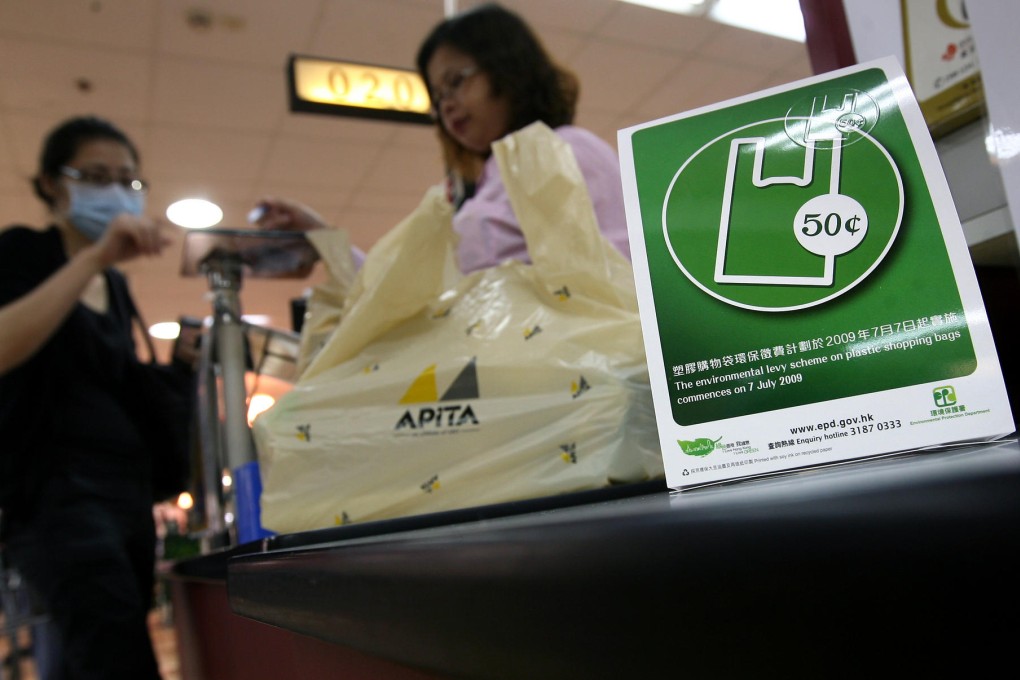 Plastic bag charge of 50 cents is too low. Photo: Jonathan Wong