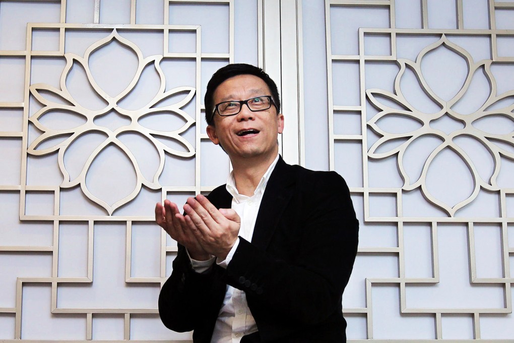 HKTV chairman Ricky Wong lays out his plans. Photo: May Tse