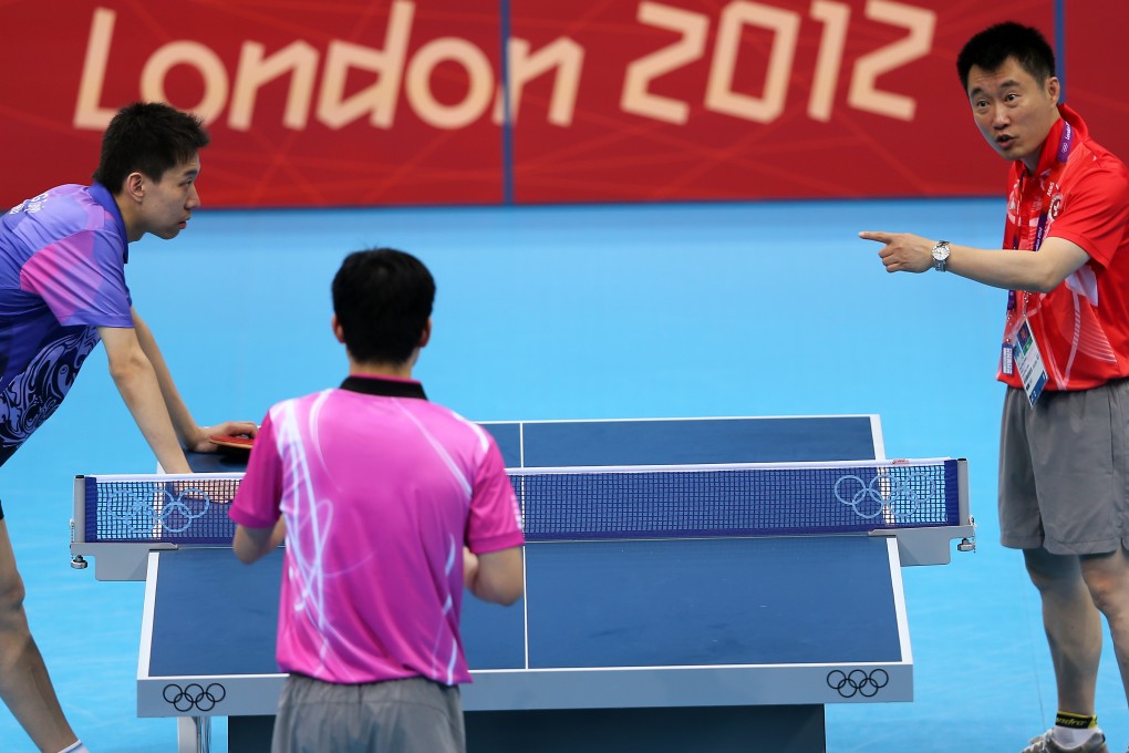 Coach Chan Kong-wah (right) has urged his young charges to seize the opportunity. Photo: Felix Wong