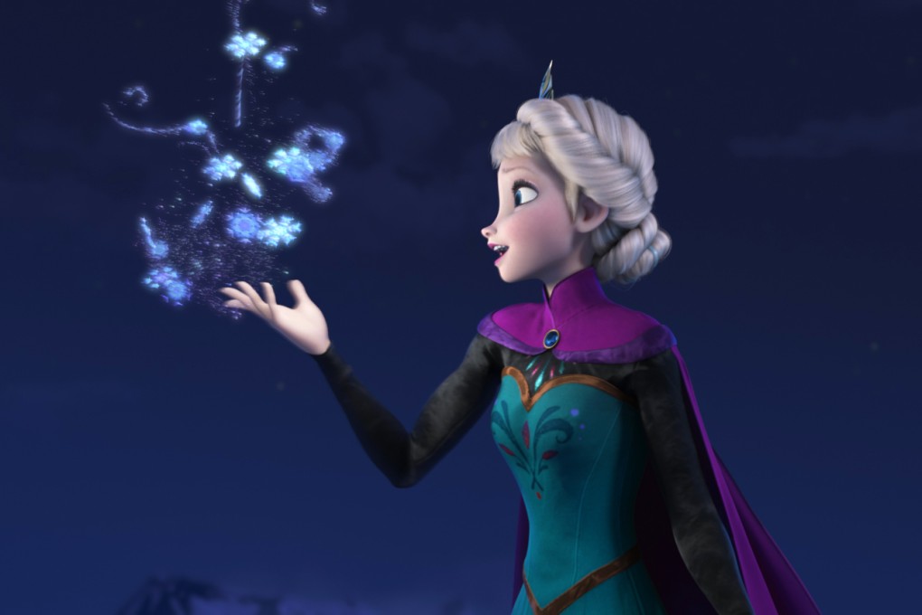 This image released by Disney shows Elsa the Snow Queen, voiced by Idina Menzel, in a scene from the animated feature "Frozen". Photo: AP