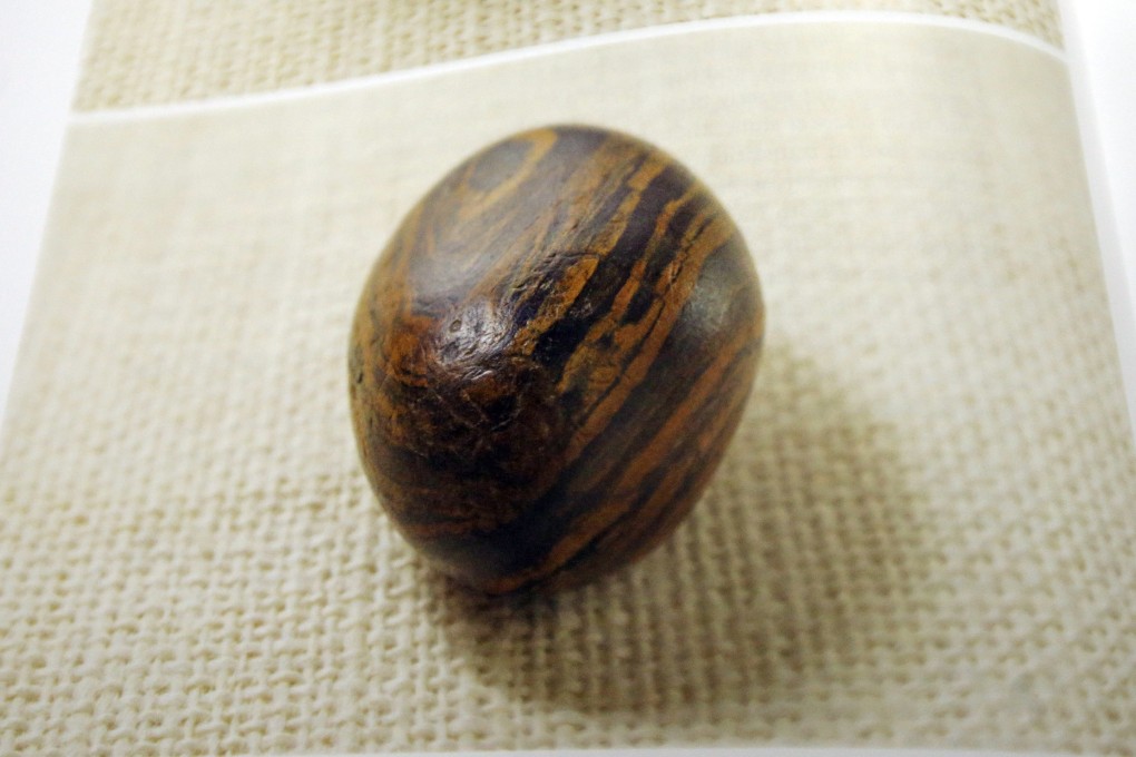 Rock of ages: The so-called "seer stone" is believed by Mormons to have helped the church's founder, Joseph Smith, translate the Book of Mormon. Photo: AP