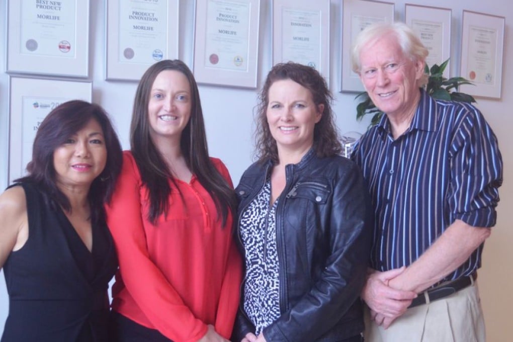 (From left): Liza Stewart, business manager; Belinda Nelson, sales manager; Cheryl Stewart, business development and exports manager; and Dr Warren Stewart, owner, founder and director