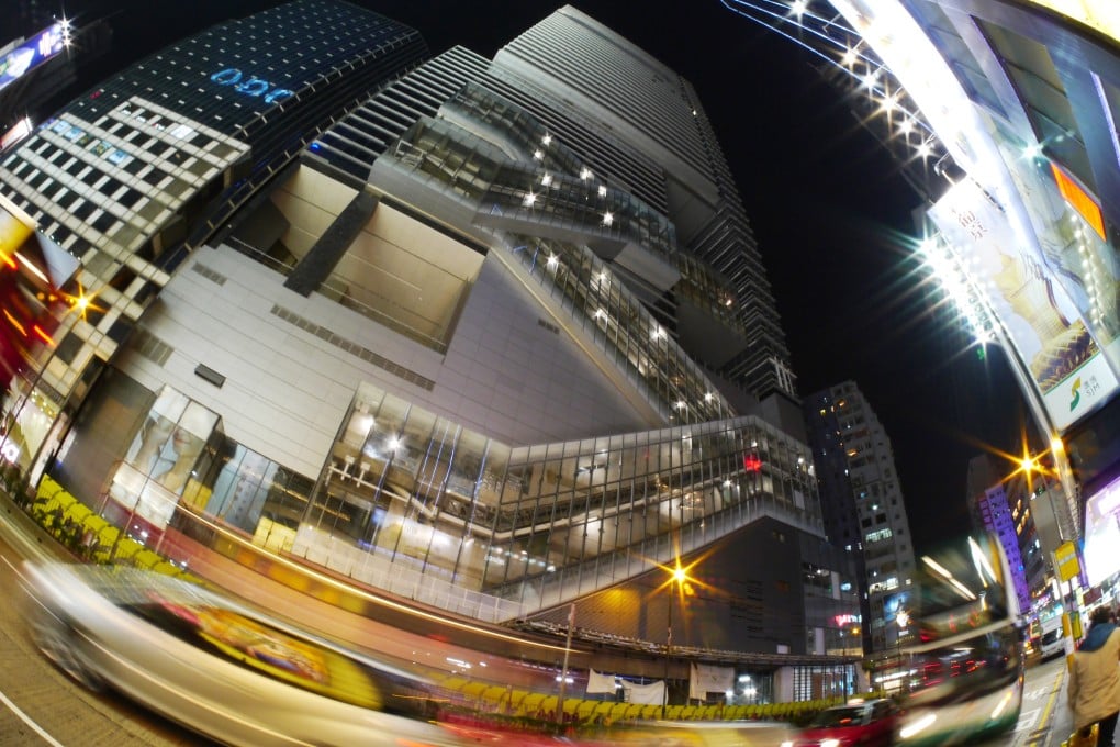 A general shot of Hysan Place in Causeway Bay Shopping area. Hysan Development announced a 20.7 per cent fall in net profit in the first half to HK$2.3 billion. Photo: Martin Chan