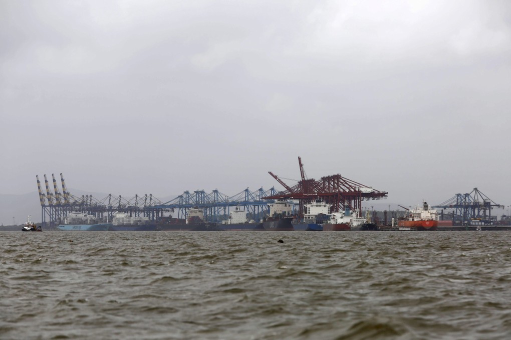 A general view of the Jawaharlal Nehru Port Trust (JNPT) is pictured in Mumbai, India, as the port handles over half the container traffic and is doubling capacity as Prime Minister Narendra Modi seeks to build an export powerhouse. Photo: Reuters