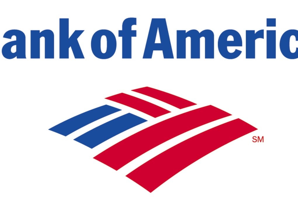 The logo of banking giant Bank of America as it instructed its financial advisers to pull clients’ money out of billionaire hedge fund manager John Paulson’s Advantage Funds. Photo: AP