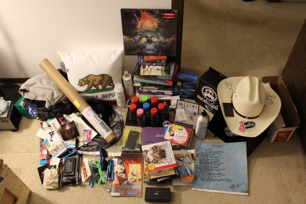 Part of Hunter Scott's Twitter haul. Photo: Hunter Scott