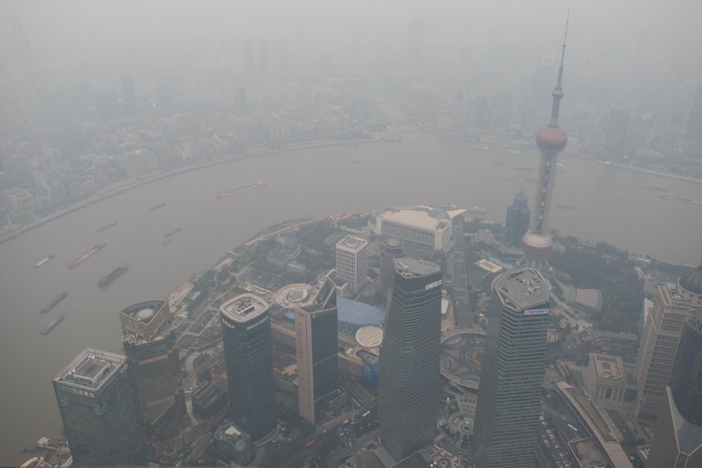Shanghai's ozone level on Tuesday was 246 micrograms per cubic metre; the WHO's limit is 100. Photo: AFP