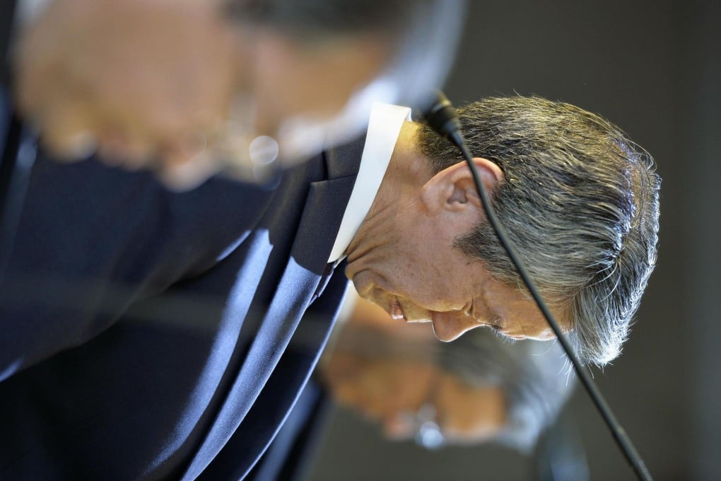Toshiba chief Hisao Tanaka resigned last week. Photo: Kyodo