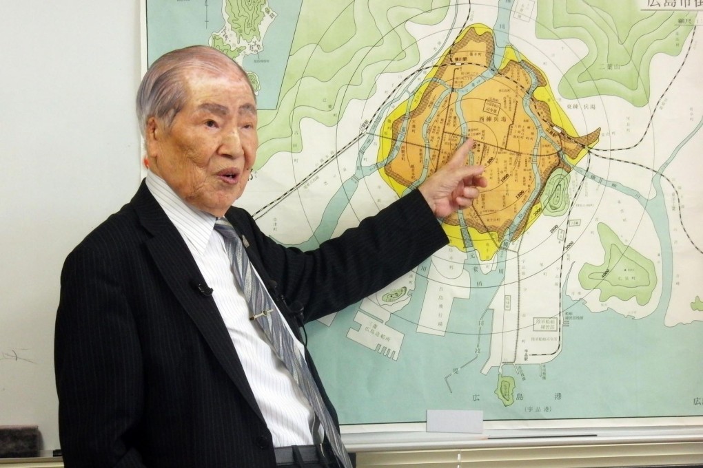 Sunao Tsuboi, an atomic bomb survivor, travelled the world to warn of the horrors of nuclear warfare. Photo: AFP