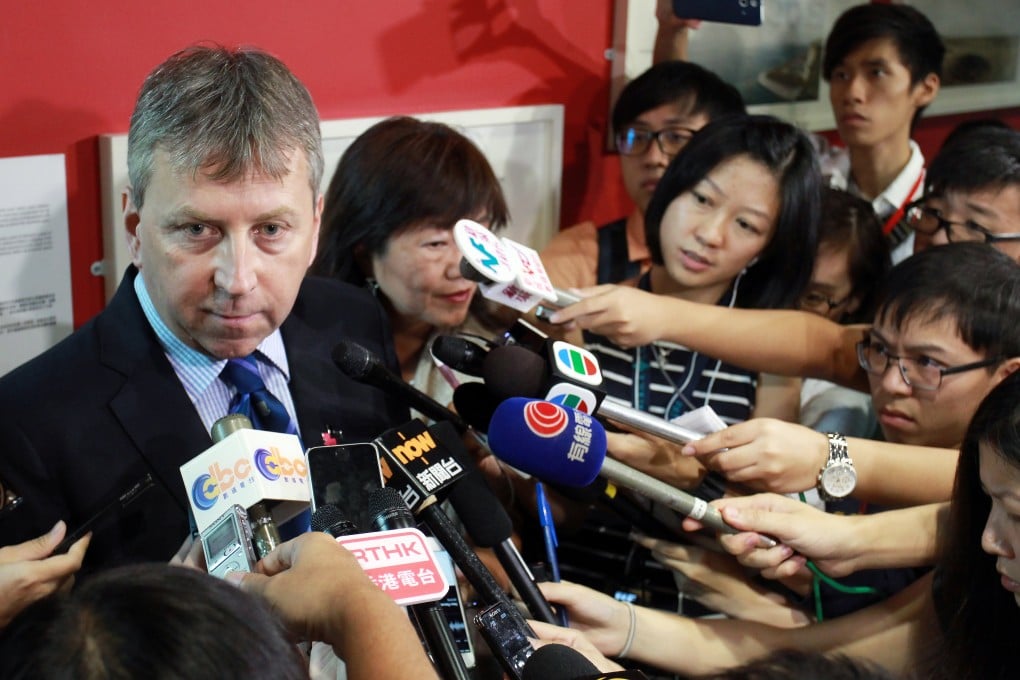 Professor Peter Mathieson, vice chancellor at the University of Hong Kong. Photo: May Tse