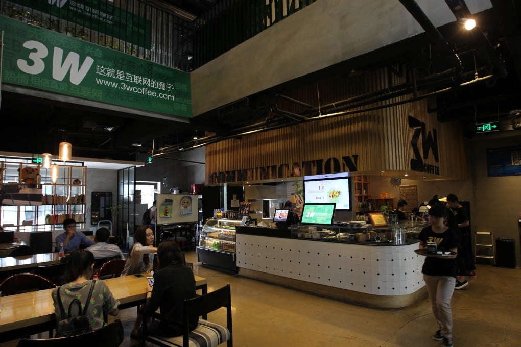 Established in 2011, 3W Coffee has become one of the most influential makerspaces in Zhongguancun. Photo: Simon Song