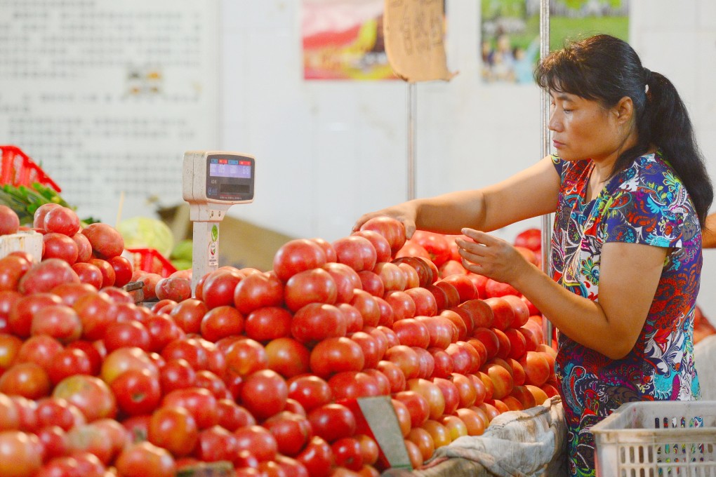 Food prices rose 0.7 per cent year on year in July. Photo: Xinhua