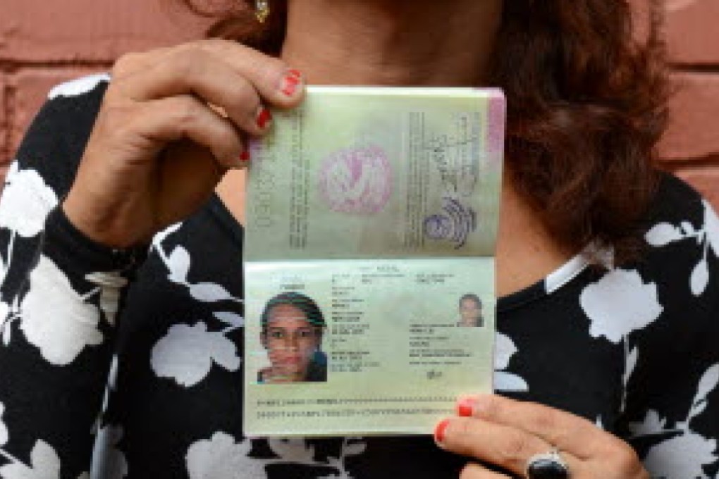 Nepalese transgender and the first recipient of a Nepalese transgender passport, Monica Shahi. Photo: AFP