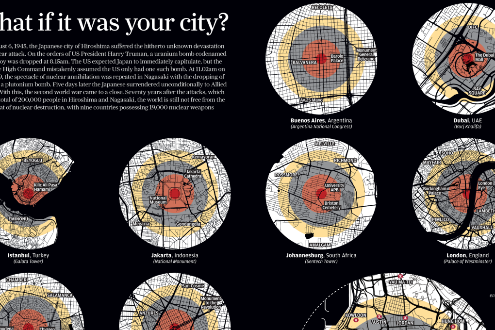 INFOGRAPHIC: What if an atomic bomb hit Hong Kong or Beijing, or where you live?