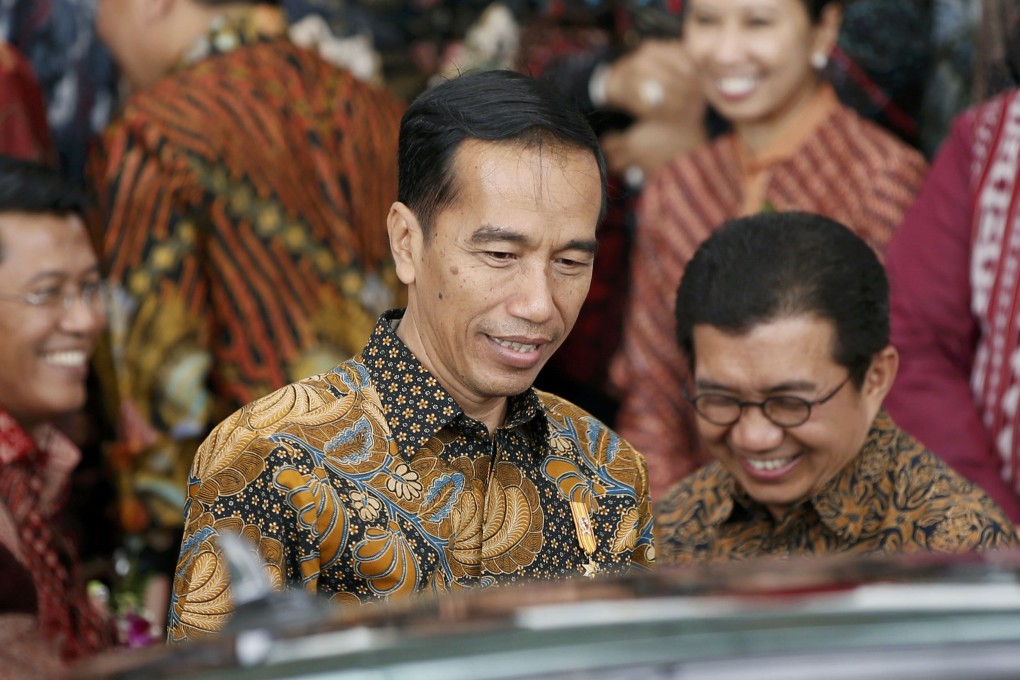 Widodo was inaugurated in October after winning power on a pledge to boost Southeast Asia’s biggest economy, which has been slowing in recent years. Photo: Reuters
