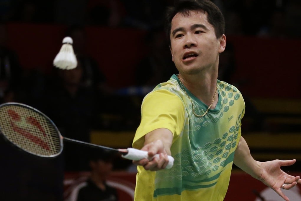 Unseeded Hong Kong player Wei Nan shocked the home crowd by beating Indonesia's Tommy Sugiarto at the world championships. Photo: AP