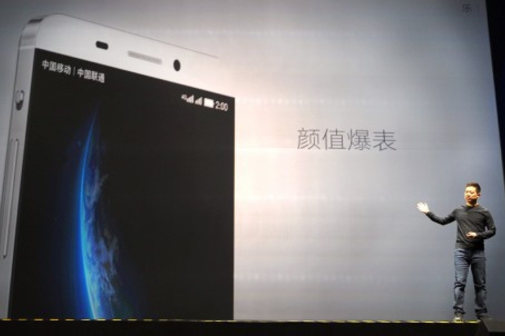 LeTV chief executive Jia Yueting officially took the company in a new direction earlier this year by launching its new 'Superphone' in Beijing in April. Photo: Simon Song