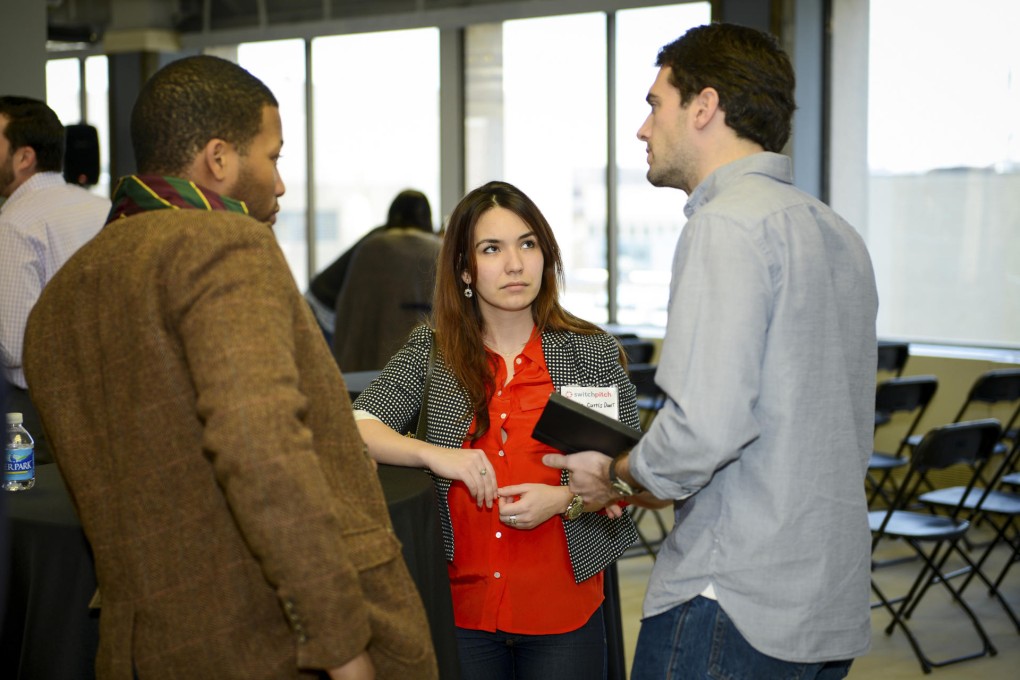 SwitchPitch participants troubleshoot to solve corporate problems.