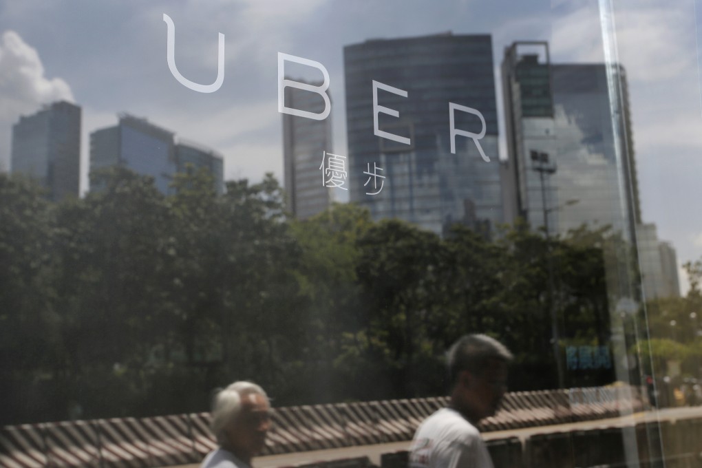 Amid the embattled app's growing popularity in the city and region, Hong Kong police searched Uber's office in Hong Kong on Tuesday. Photo: AP