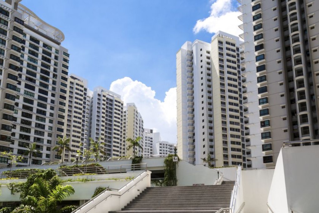 Public housing is easier to implement in Singapore as the government controls most of the land.