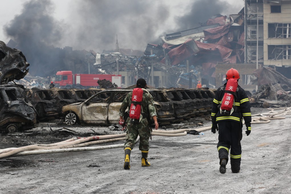 The confirmed death toll is 56 people, including 21 firefighters, but mainland media have warned this could rise. Photo: Xinhua