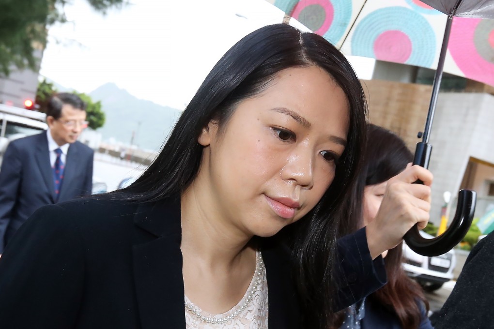 Wong Ching-man, principal of CCC Kei Chun Primary School, attends the inquest into the death of pupil Law Cheuk-ki.