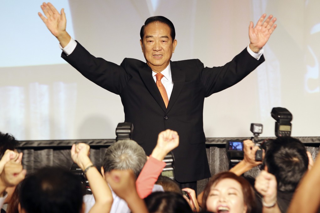 Soong could simple be strengthened the hand of the likely winner and complicated the campaign of the KMT flag-bearer. Photo: AP