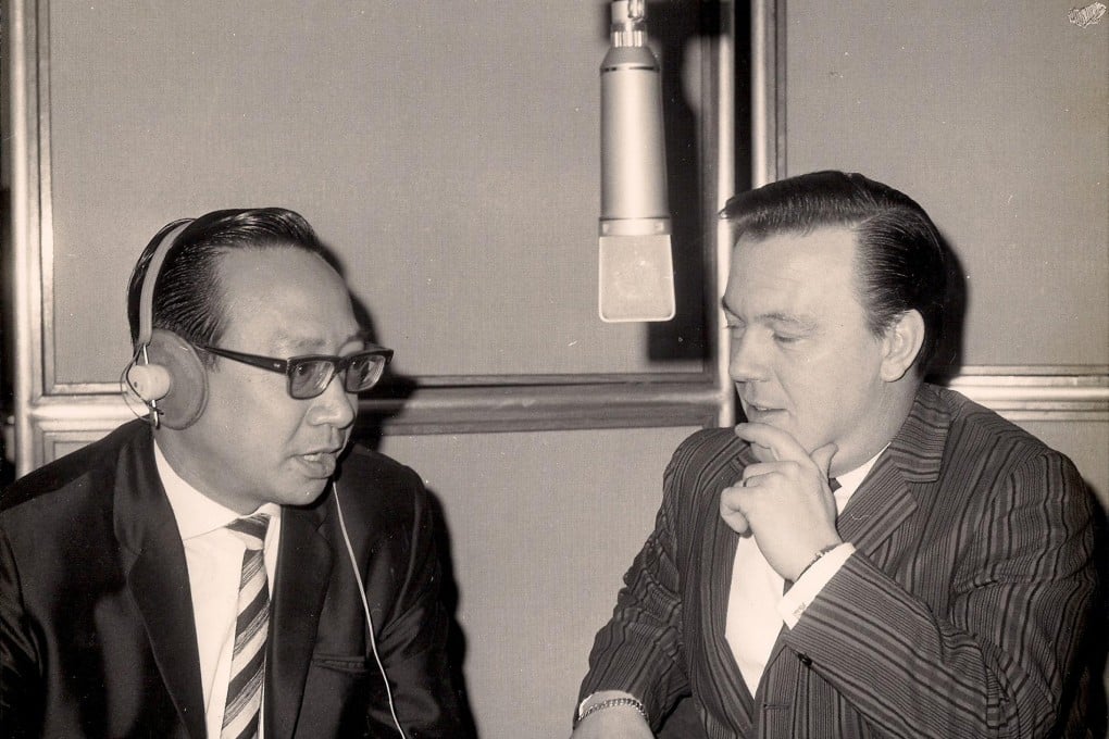 Uncle Ray with English cabaret singer Matt Monroe.