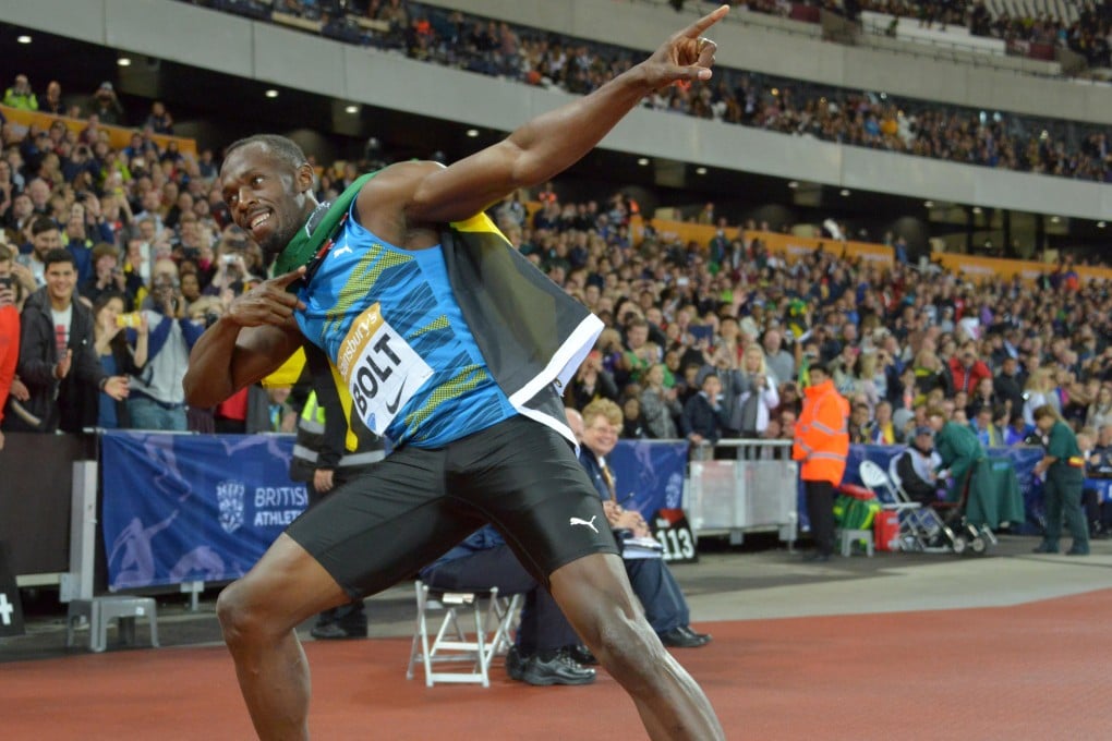 Usain Bolt made his bow and arrow stance his signature. Photo: USA Today Sports