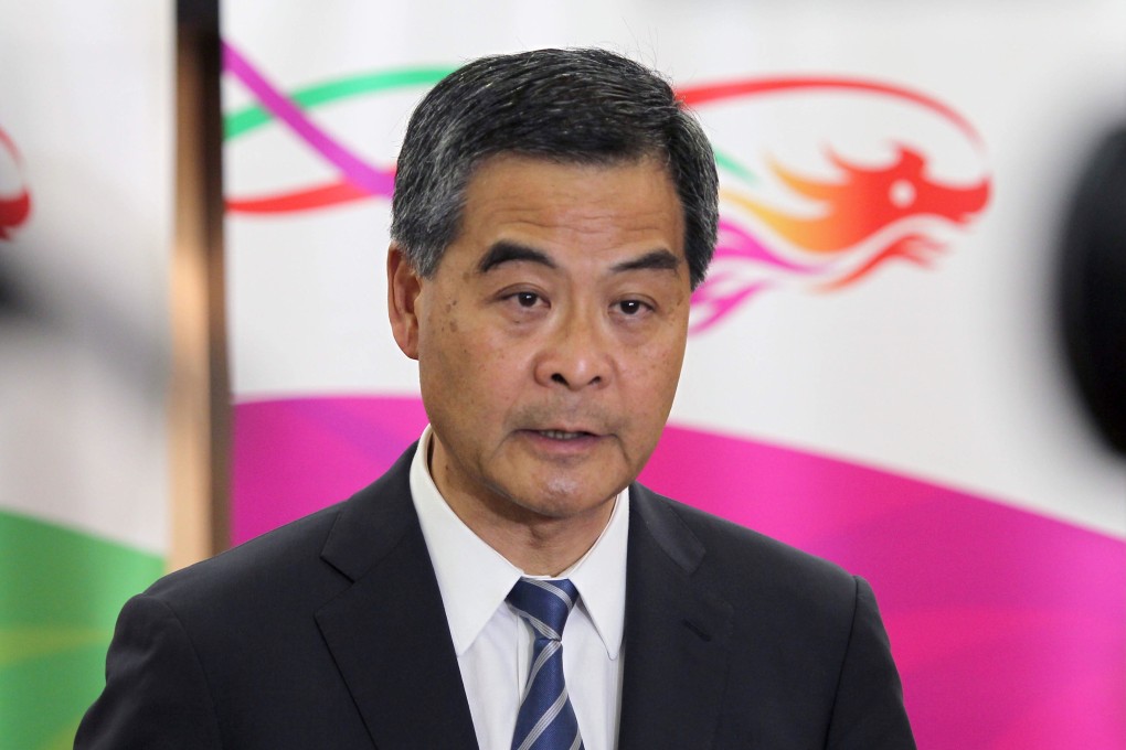 Hong Kong Chief Executive Leung Chun-ying talks about innovation but it seems to be meeting some trouble in the city. Photo: Simon Song