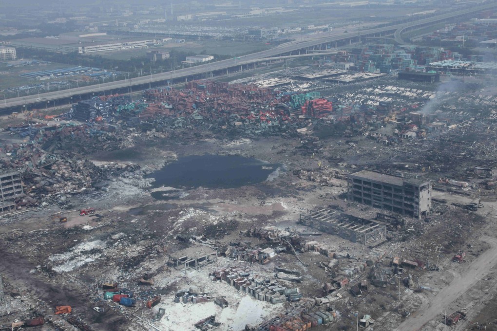 A total of 112 bodies have been found and 95 people remained missing after the explosion north China's Tianjin Municipality. Photo: Xinhua