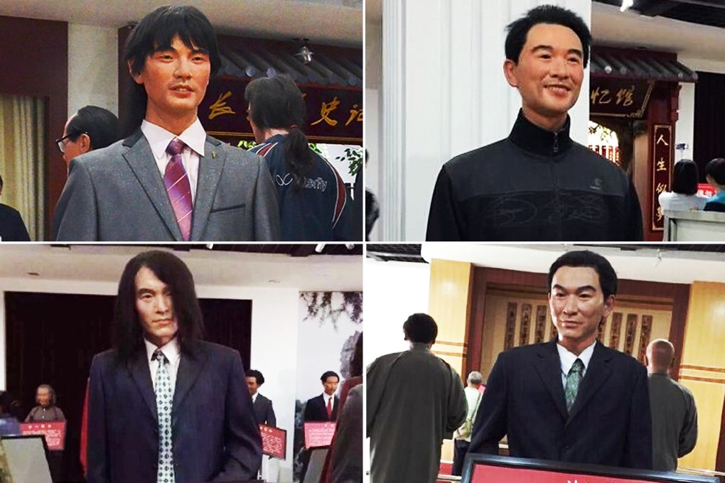 (Click to enlarge the picture) Clockwise from top left: The wax figures of Jay Chou, Jet Li, Steven Chow, Andy Lau. Photo: SCMP Pictures