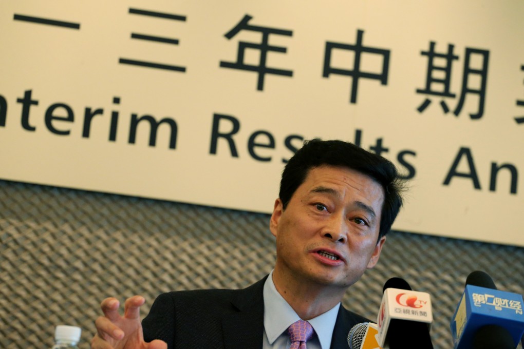 Wang Yujun pictured during a press conference held by his company two years ago. Photo: SCMP Pictures