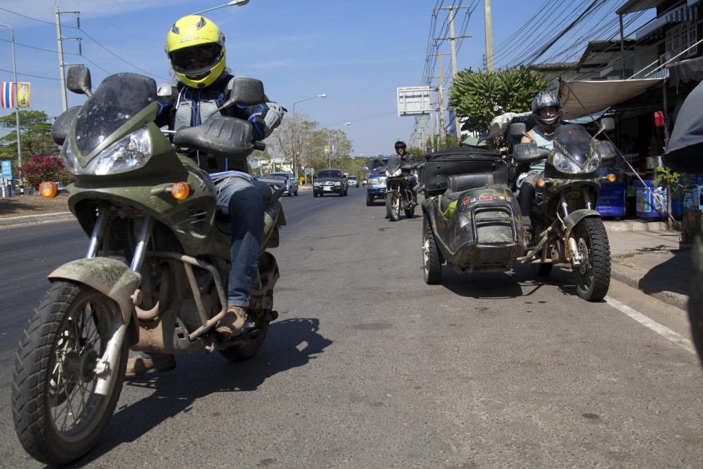 Corner Adventures' motorcycle tour participants in Thailand. Photos: Gary Jones