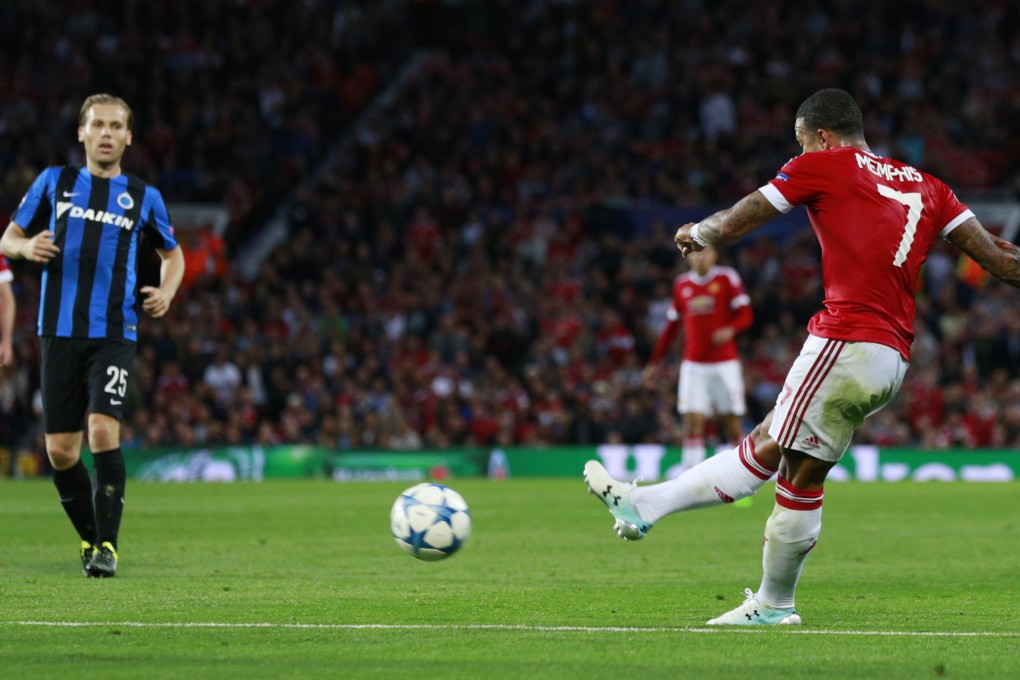 Memphis Depay grabbed his first goals for his new club Manchester United during the 2-0 win over Club Brugge. Photo: Reuters