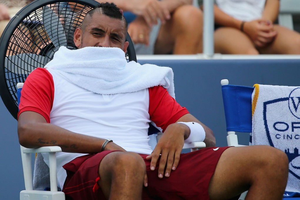 Nick Kyrgios of Australia was knocked out in the first round in Cincinnati by Richard Gasquet of France. Photo: AFP