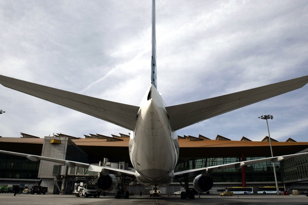 An Air Canada plane was forced to return to Beijing two hours into a flight on Tuesday. Photo: Xinhua