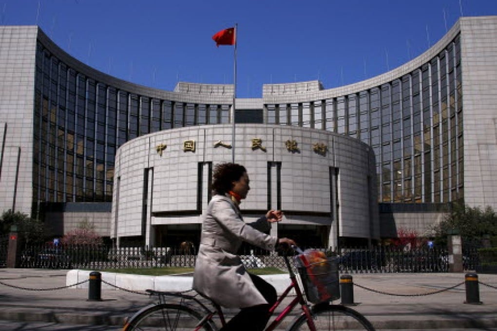 The People's Bank of China has retained the right to intervene directly in the market. Photo: Reuters