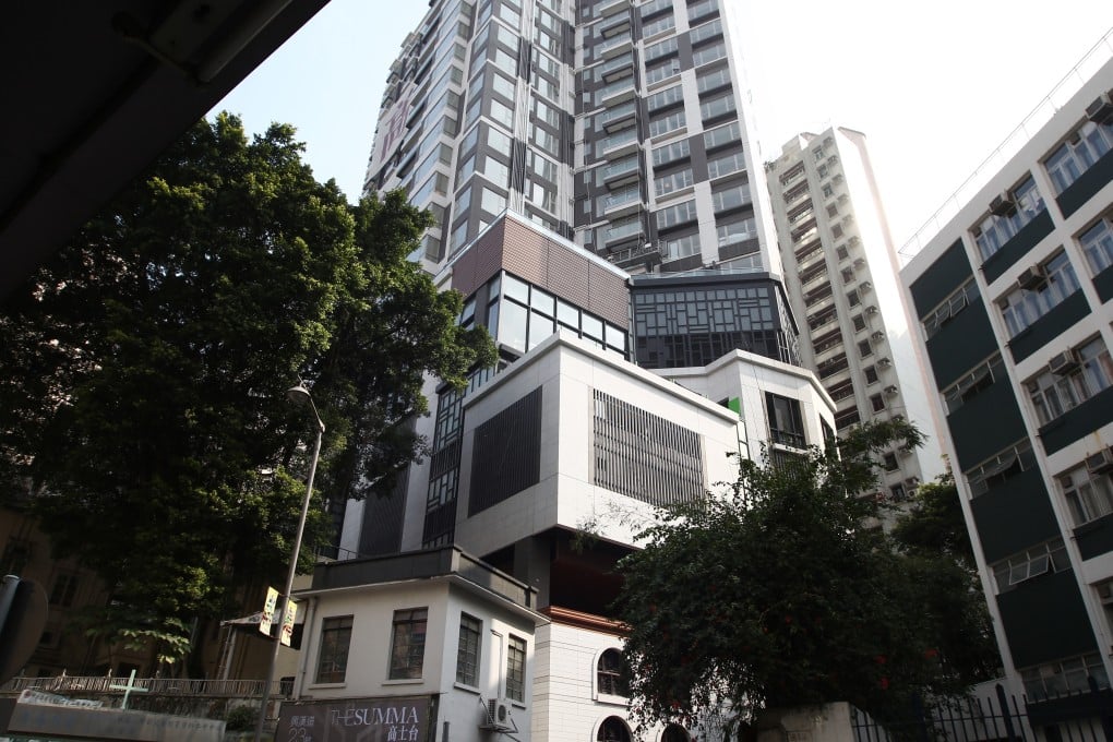 A general view of The Summa at Sai Ying Pun, one of the properties developed by Kerry Properties. Photo: Jonathan Wong