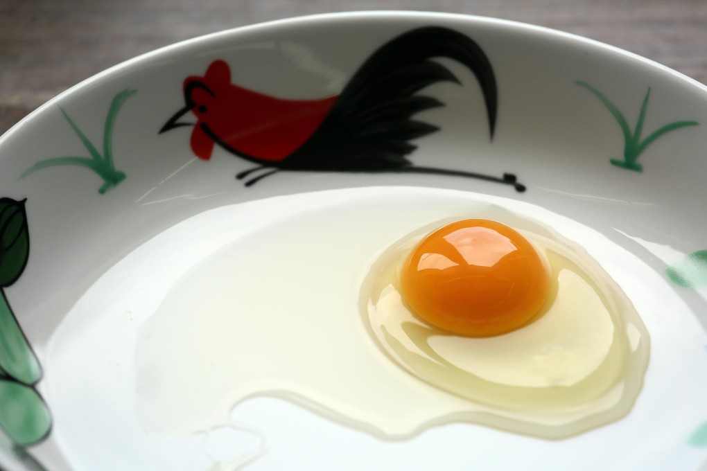 Harvest Musical Farm's eggs have two layers of whites.