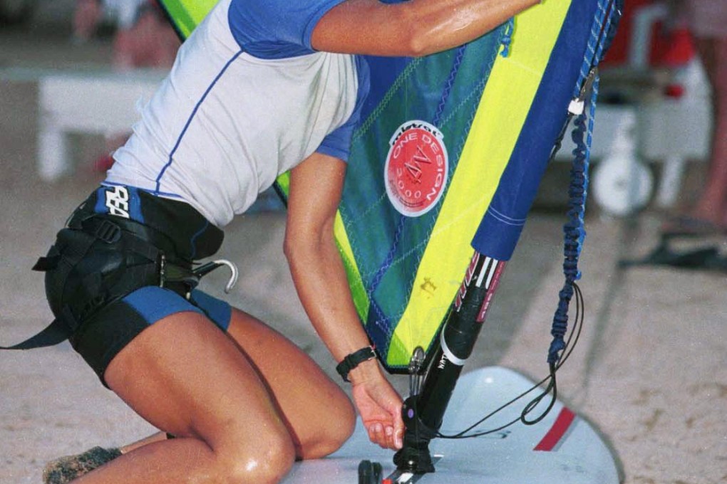 Hong Kong's 1996 Olympic gold windsurfing champ Lee Lai-shan.