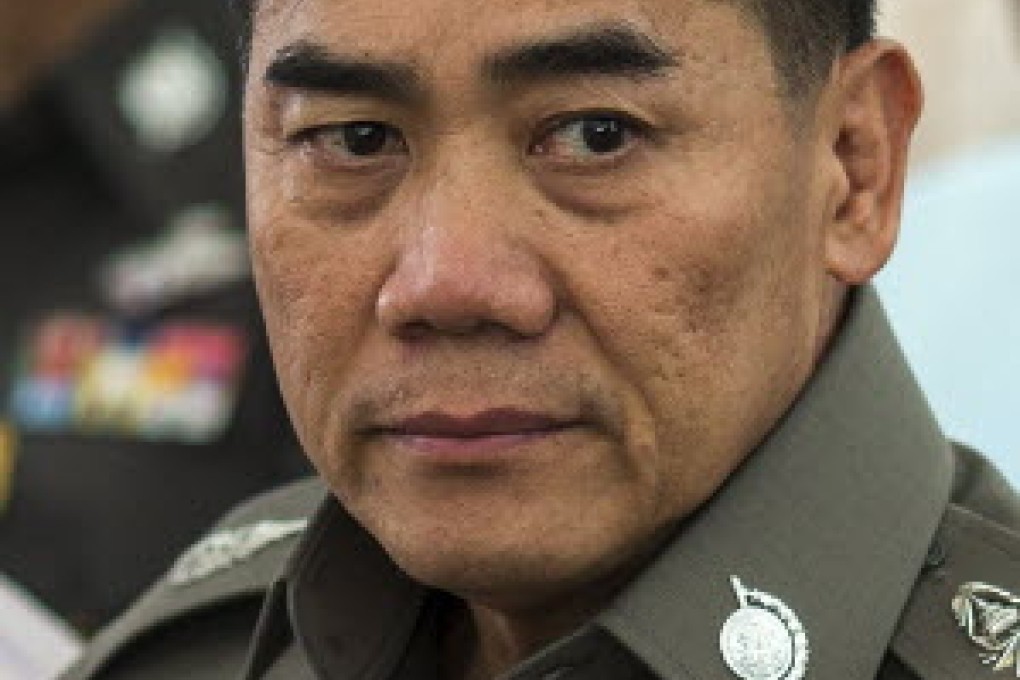 Chaijinda looks on during a religious ceremony near the Erawan shrine, the site of Monday's deadly blast, in central Bangkok. Photo: Reuters