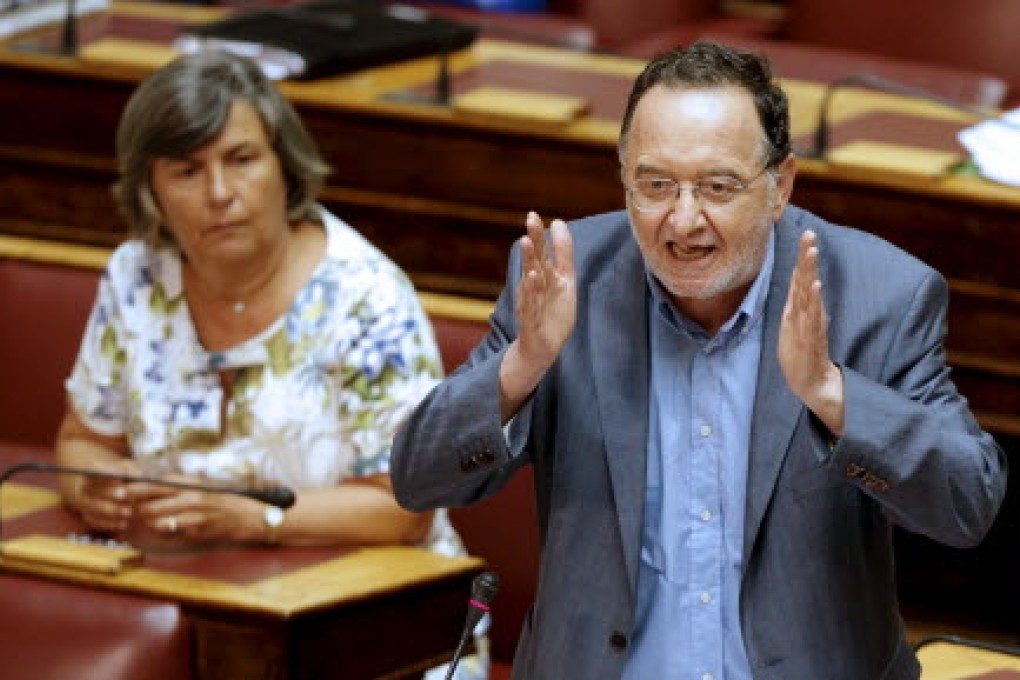Greek former Energy Minister Panagiotis Lafazanis will lead the new 'Popular Unity' party. Photo: Reuters