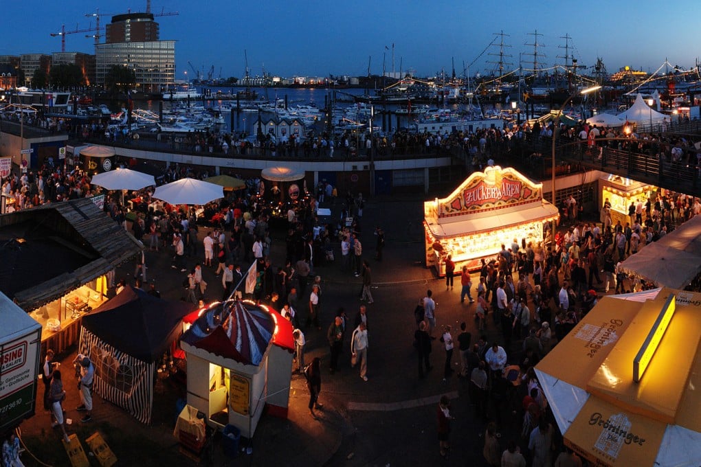 Hamburg at night. The German port city has over 200 start-ups, some of which hail its nurturing environment but plan on targeting emerging economies. Photo: SCMP Pictures